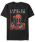 Фото #1 товара Marvel Men's Deadpool Can I Have Your Number Short Sleeve T-Shirt