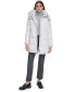 Фото #6 товара Women's Faux-Fur-Trim Hooded Puffer Coat, Created for Macy's