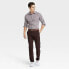 Фото #2 товара Men's Every Wear Slim Fit Chino Pants - Goodfellow & Co Natures Brown 30x32