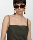 ფოტო #3 პროდუქტის Women's Draped Detail Slit Dress