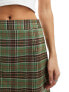 Urban Revivo mini a line skirt in vintage check