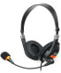 Фото #1 товара natec Genesis Drone - Headset - Head-band - Gaming - Black,Orange - Binaural - Wired