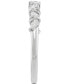 ფოტო #3 პროდუქტის Diamond Marquise & Round Band (1/2 ct. t.w.) in 14k White Gold