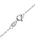 ფოტო #5 პროდუქტის Hello Kitty Silhouette 18" Pendant Necklace in Sterling Silver & 18k Rose Gold-Plate, Created for Macy's