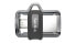 Фото #10 товара USB флеш-накопитель SanDisk Ultra Dual m3.0 - 64 GB - USB Type-A / Micro-USB - 3.2 Gen 1 (3.1 Gen 1) - Slide - 5.2 г - Черный - Серебро - Прозрачный