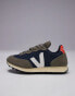 Фото #2 товара VEJA Rio Branco suede trainer in navy and grey alveomesh