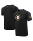 ფოტო #1 პროდუქტის Men's Black Pittsburgh Steelers Hybrid T-shirt