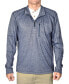 Фото #1 товара Men's Micro-Rib Quarter-Zip Ribbed Sweater