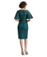 ფოტო #4 პროდუქტის Women's Leya Sequin Embroidered Flutter Sleeve Dress