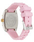 Часы Versace Swiss Pink Silicone Strap Watch