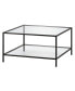 Фото #3 товара Sivil 32" Square Coffee Table with Shelf