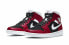 Фото #4 товара Кроссовки Nike Air Jordan 1 Mid Gym Red Black (W) (Красный, Черный)