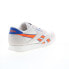 Фото #15 товара Reebok Classic Nylon Mens White Suede Lace Up Lifestyle Sneakers Shoes