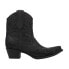 Фото #1 товара Circle G by Corral Embroidered Snip Toe Cowboy Booties Womens Black Casual Boots