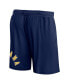 Men's Navy Indiana Pacers Free Throw Mesh Shorts