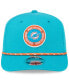 Men's Aqua Miami Dolphins 2024 Sideline 9SEVENTY Stretch-Snap Hat