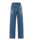 ფოტო #3 პროდუქტის Women's Jeans with Asymmetric Closure