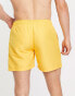 Gym King swim shorts with tonal logo in orange