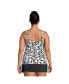 ფოტო #4 პროდუქტის Plus Size Mastectomy Square Neck Tankini Swimsuit Top