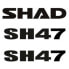 Фото #1 товара SHAD SH47 Stickers Set