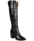 Фото #1 товара Women's Therese Extra Wide Calf Block Heel Knee High Dress Boots