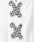 Топ INC Gingham Lace Up White M