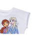 ფოტო #3 პროდუქტის Little Girls Princess Frozen Lion King Mermaid Moana Tulle Dress to (2T - 10-12)