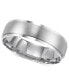 Фото #1 товара 14k White Gold Brushed Finish Wedding Band