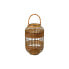 Lantern Romimex Brown Metal 22 x 34 x 22 cm