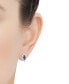 ფოტო #7 პროდუქტის Sapphire (1-1/3 ct. t.w.) and Diamond Accent Stud Earrings in 10k White Gold (Also in Emerald)