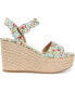 ფოტო #2 პროდუქტის Women's Pearrl Platform Espadrille Wedge Sandals