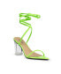 ფოტო #1 პროდუქტის Women's Tabby Wraparound Strappy Dress Sandals - Extended sizes 10-14