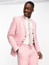 Jack & Jones Premium slim suit jacket in dusky pink