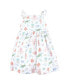 Toddler Girls Cotton Dresses, Pastel Sea