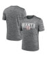ფოტო #1 პროდუქტის Men's Gray New York Giants Yardline Velocity Performance T-shirt