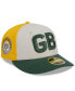 Фото #1 товара Men's Cream, Green Green Bay Packers 2023 Sideline Historic Low Profile 59FIFTY Fitted Hat