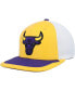 ფოტო #1 პროდუქტის Men's Yellow, Purple Chicago Bulls Day One Snapback Hat