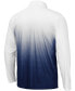 ფოტო #3 პროდუქტის Men's Navy Georgetown Hoyas Magic Team Logo Quarter-Zip Jacket