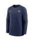 Фото #3 товара Men's Navy Tampa Bay Rays Authentic Collection Logo Performance Long Sleeve T-shirt