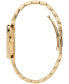 ფოტო #3 პროდუქტის Women's T-Bar Gold-Tone Stainless Steel Bracelet Watch 32mm