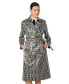 Фото #2 товара Women's Double-Breasted Printed Trench Coat