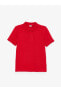 Фото #3 товара LCW Kids Polo Yaka Basic Kısa Kollu 23 Nisan Erkek Çocuk Tişört
