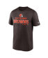 Фото #3 товара Men's Brown Cleveland Browns Legend Community Performance T-shirt