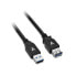 Фото #1 товара V7 Black USB Extension Cable USB 3.0 A Female to USB 3.0 A Male 2m 6.6ft - 2 m - USB A - USB A - USB 3.2 Gen 1 (3.1 Gen 1) - Male/Female - Black