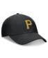 Фото #3 товара Men's Black Pittsburgh Pirates Evergreen Club Performance Adjustable Hat
