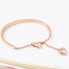 Romantic bronze bracelet with a heart KBS-151