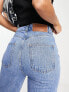 Фото #3 товара Reclaimed Vintage 90's high waisted slim leg jean in antique wash