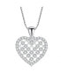 Фото #1 товара Hollywood Sensation crystal Heart Necklace for Women