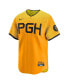 Фото #2 товара Nike Men's Gold Pittsburgh Pirates City Connect Limited Jersey