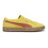 Фото #1 товара Puma Suede Vtg Lace Up X Pam Mens Orange, Yellow Sneakers Casual Shoes 39476801